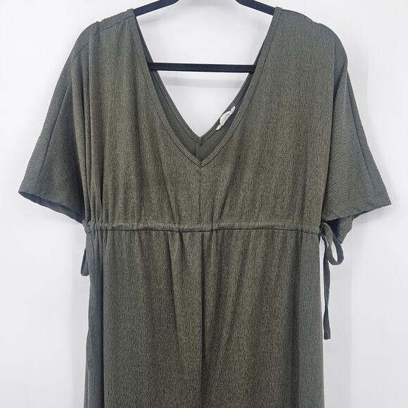 Ingrid + Isabel Maternity Wide Leg Jumpsuit Olive Green Small‎ - Picture 4 of 10